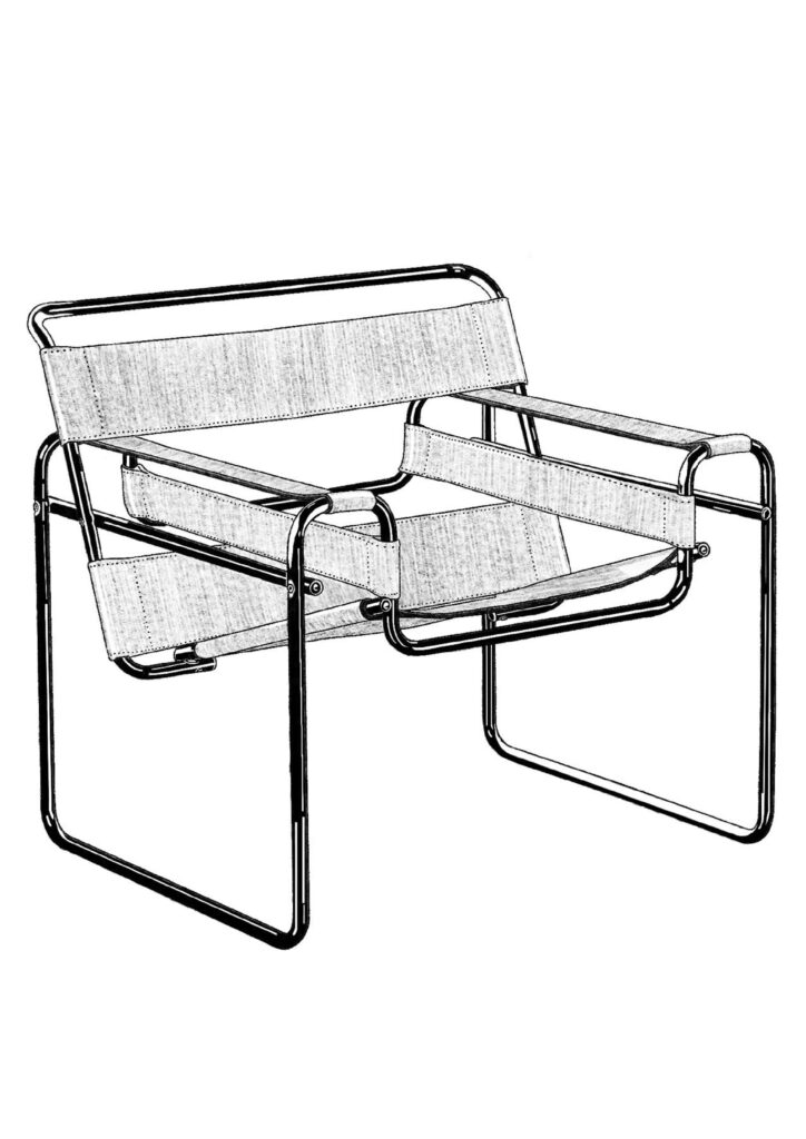 Marcel Breuer, Wassily Chair, 1925